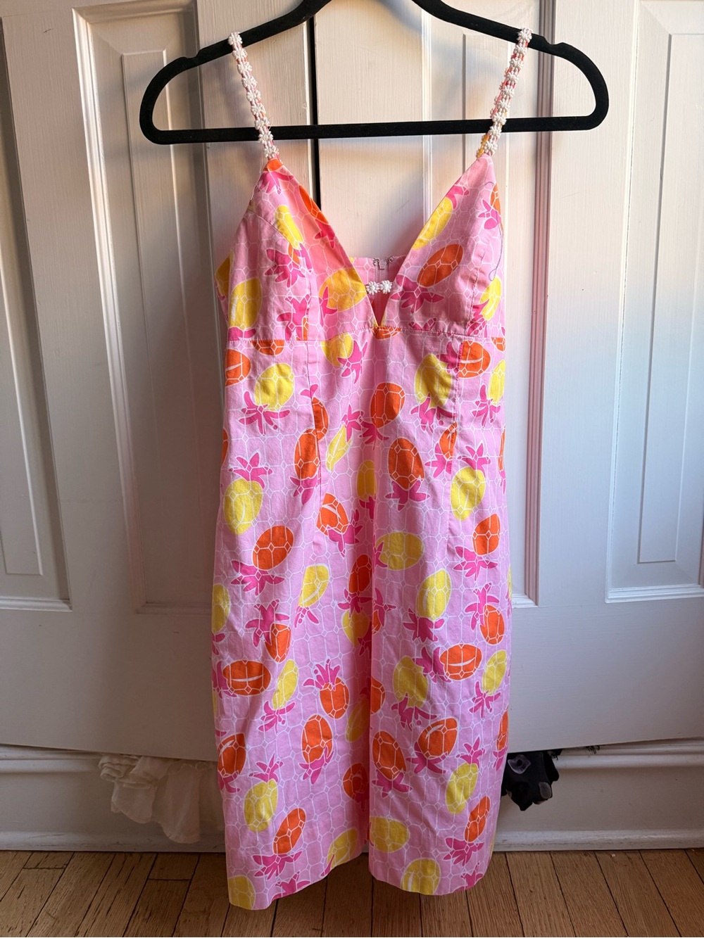 Lilly Pulitzer Pink Tropical Fruit Print Dress